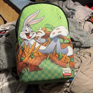 Sprayground Green Bugs Bunny Backpack